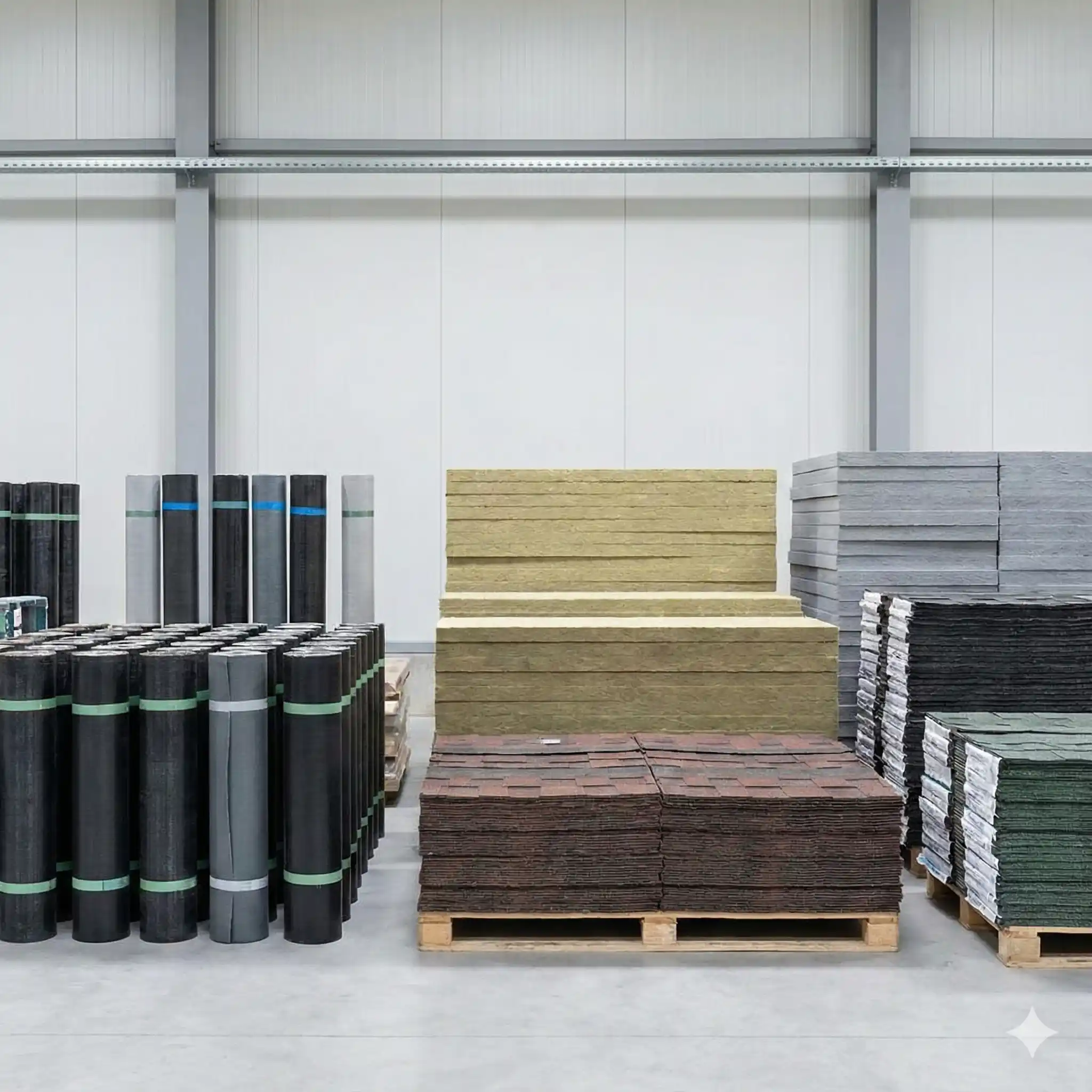 Raw materials for roofing and insulation